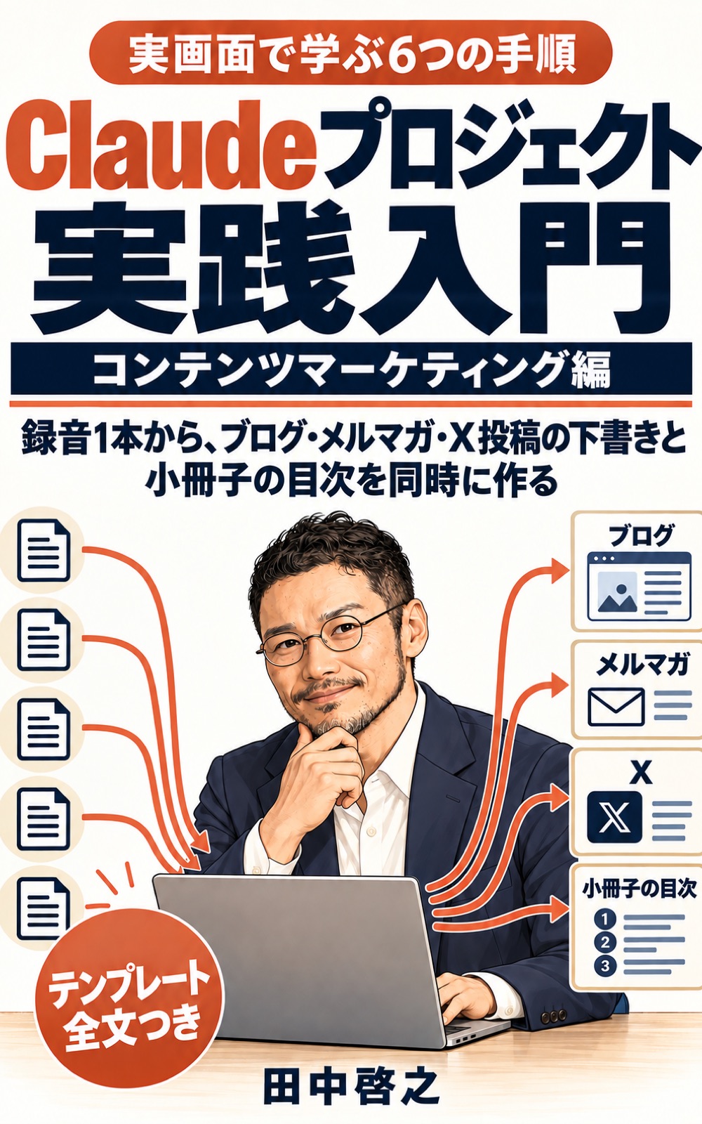 Claudeプロジェクト実践入門 コンテンツマーケティング編の書影